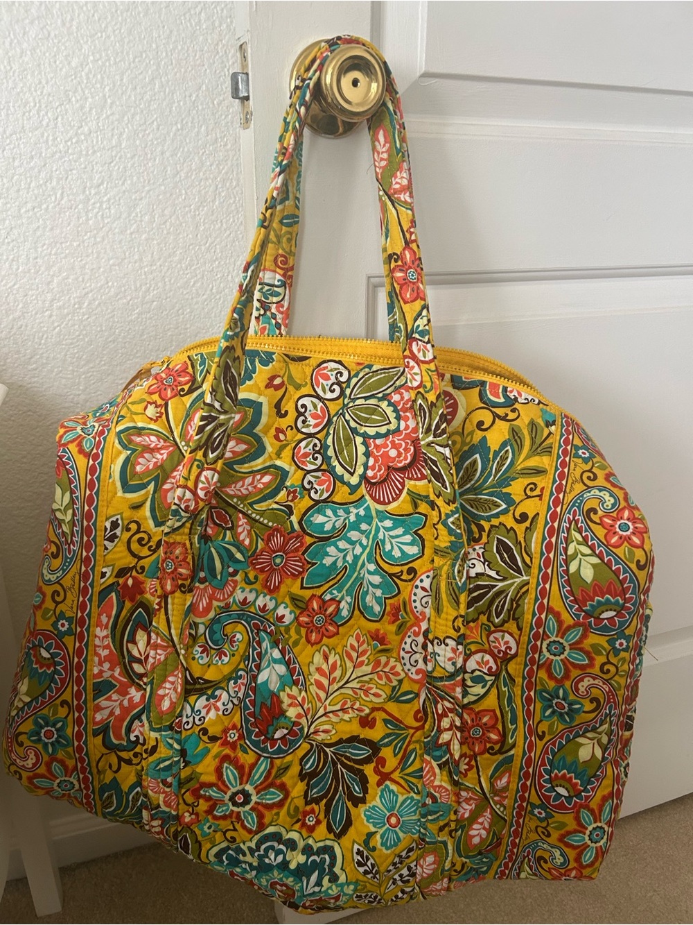Vera Bradley Quilted Duffle Bag